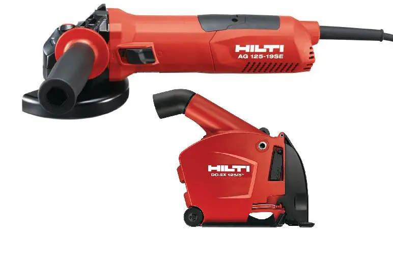 Angle grinders, d=125 mm, 230V (dust guard slitting)