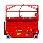 Žirklinis keltuvas <14m (darbo aukštis 16m), <250kg, akumuliatorinis