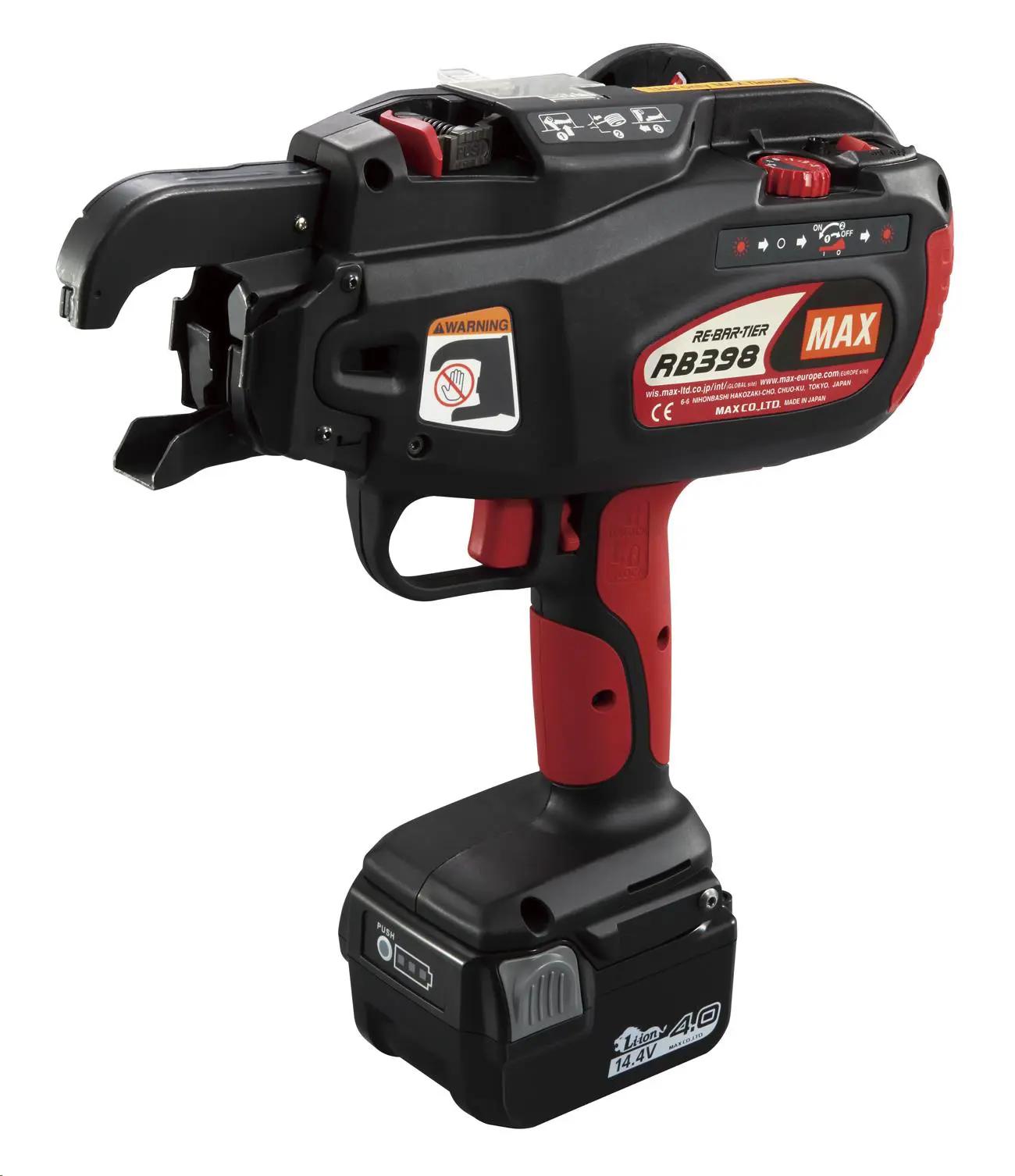 Armatūros rišiklio kompletas (rišiklis,2 akumuliatoriai, dėžė, pakrovėjas)