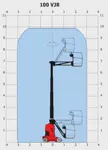 Vertical masts lift ( battery), 10m