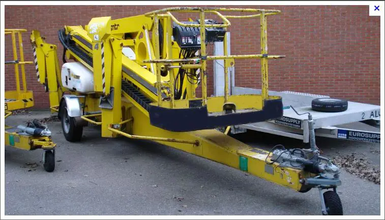 Alkūninis keltuvas (priekba, 220V NIFTYLIFT 210