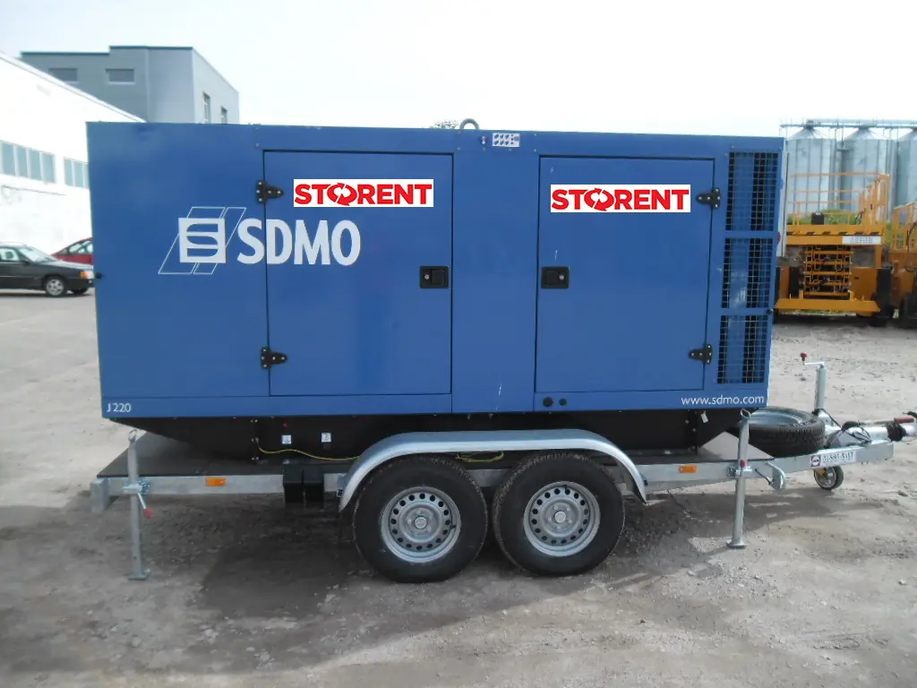 Dyzelinis generatorius, priekaba, 160kW