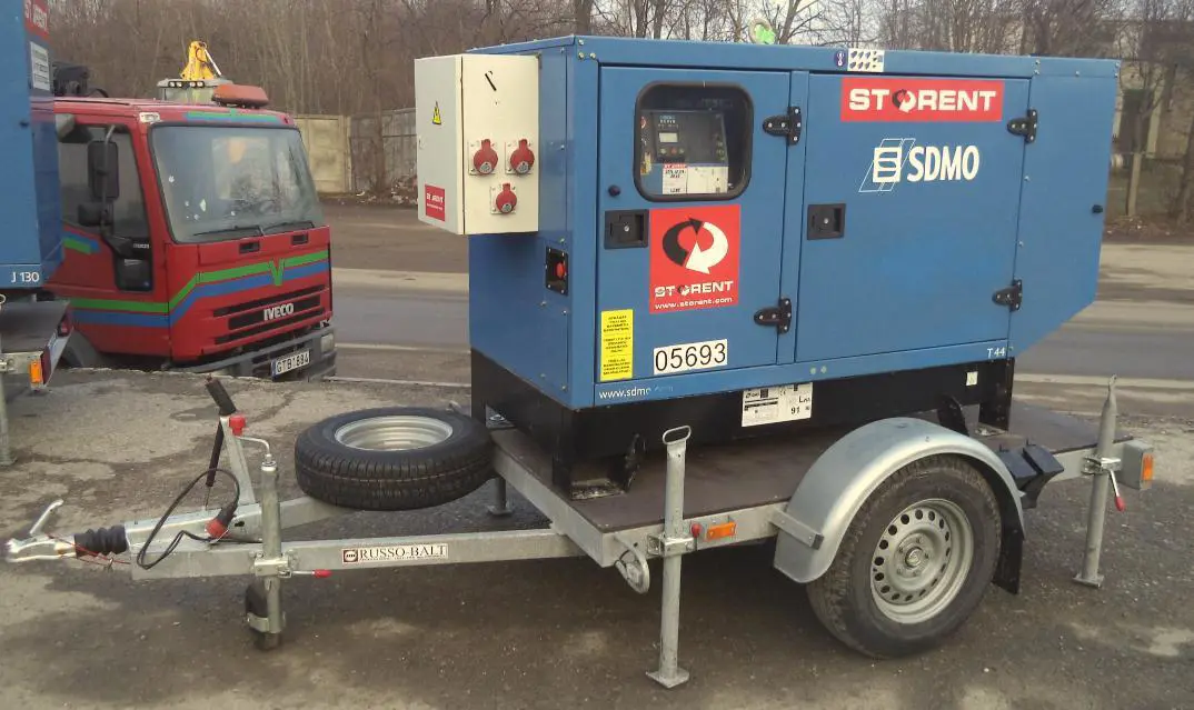 Generatorius, su priekaba 32kW