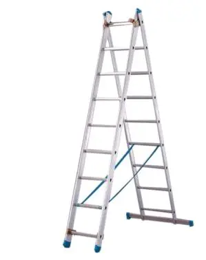 Aluminium ladders,2 parts, 7m