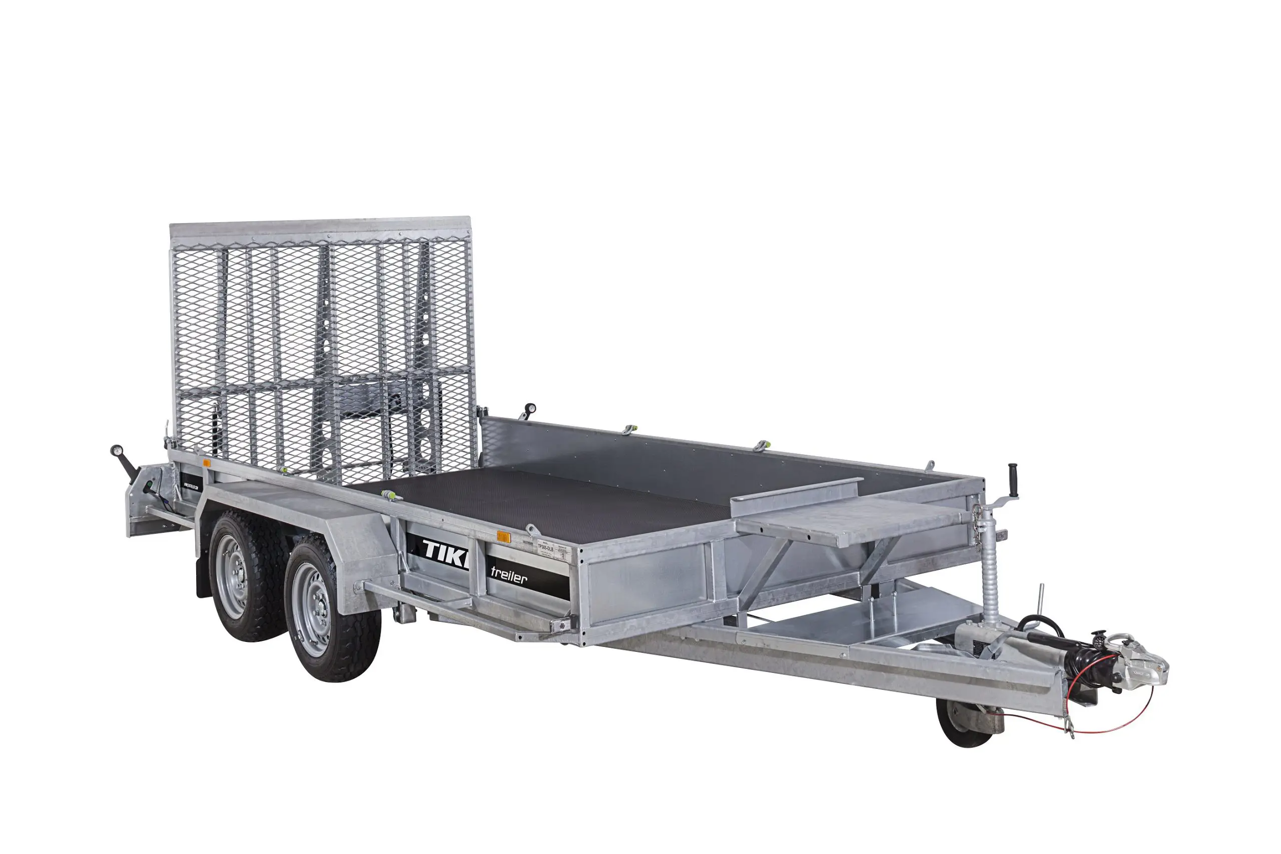 Two-axle trailer with a winch (complete with original Technical Passport, sighting label and spare wheel)