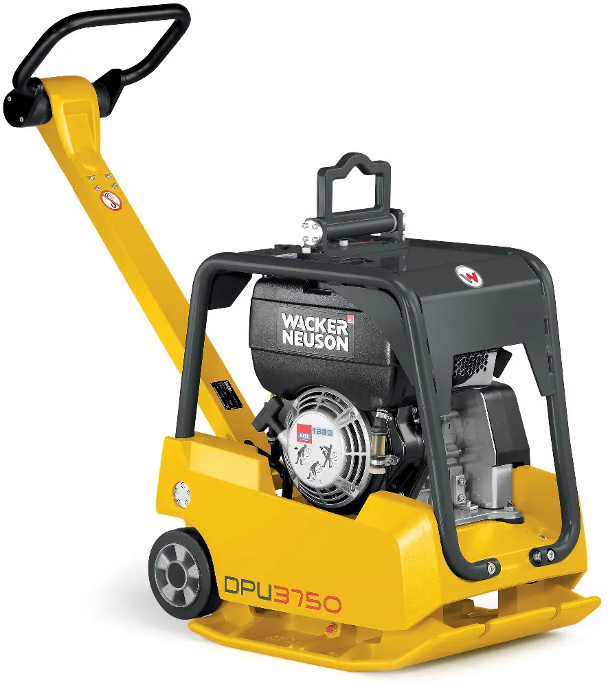 Plate compactor 265 kg, diesel, reverse, with starter