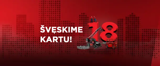 STORENT švenčia 18-ąjį jubiliejų su specialiu pasiūlymu