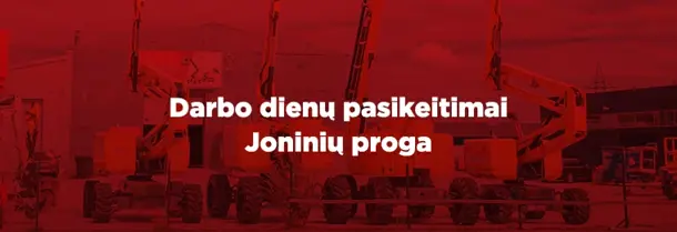 Darbo dienų pasikeitimai Joninių proga
