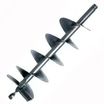 Drill bit, for two person earth drill, 175mm