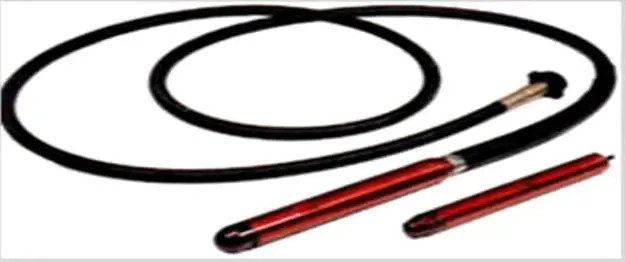 Flexible shafts for concrete vibrator engines