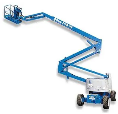 Rough-terrain articulating boom (diesel, 4 WD), 20m