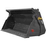 Kauss frontālajam iekrāvējam ar hidraulikas atvēršanu 0,75m3; 1850mm Yanmar V80
