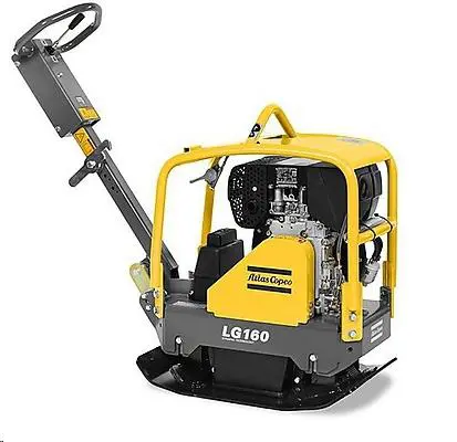 Plate compactor, <160kg, petrol, reverse