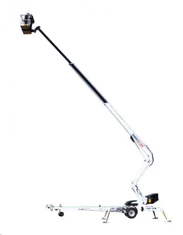 Teleskopiskais pacēlājs ar grozu (piekabe, 220V), 21m