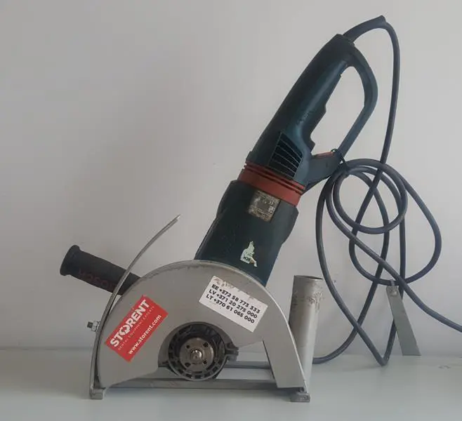 Leņķa slīpmašīna, d=230mm ar nosūkšanas aizsargu,  220V