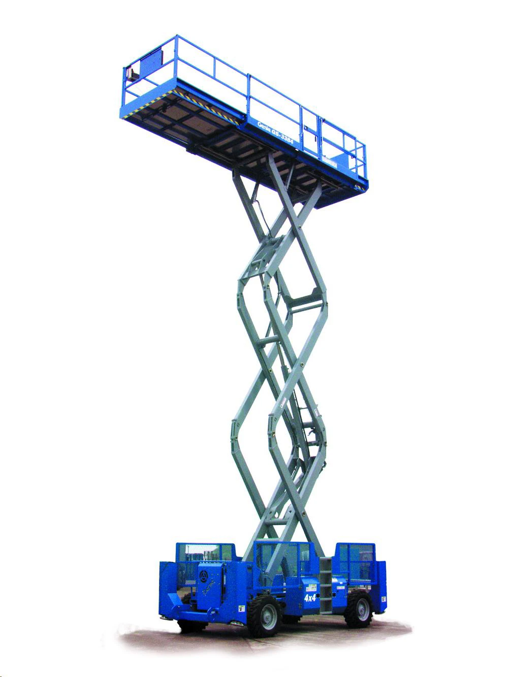 Šķērveida pacēlājs ar platformu ( pašgājējs, dīzelis, 4 WD), 12m