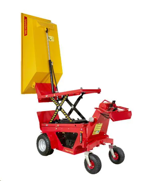 Self-propelled mini dumper, 1000kg, 0.4m3, high dump, petrol