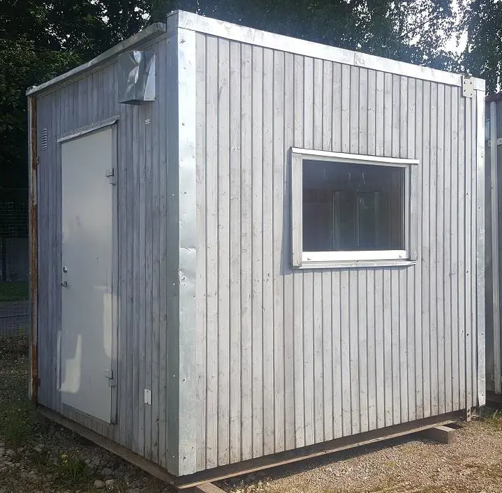 Wooden Modular containers, 2,9x2,9m (guard house)