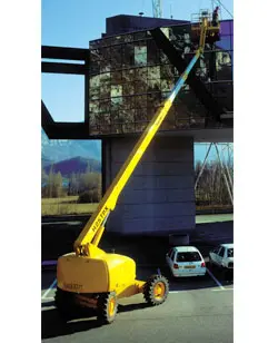 Teleskopiskais pacēlājs ar grozu ( pašgājējs, dīzelis, 4 WD), 25m