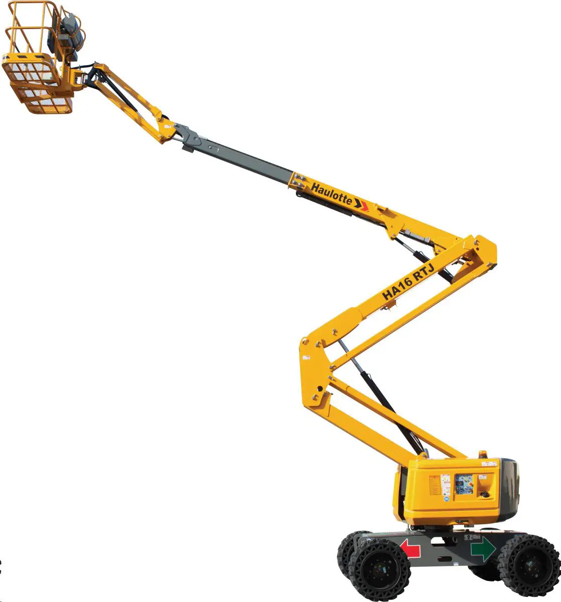 Rough-terrain articulating boom (diesel, 4 WD), 16m