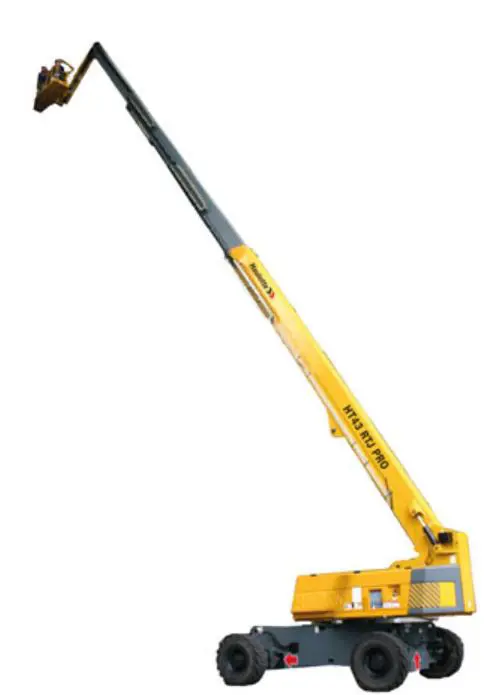 Telescopic boom (diesel, 4WD), 43m
