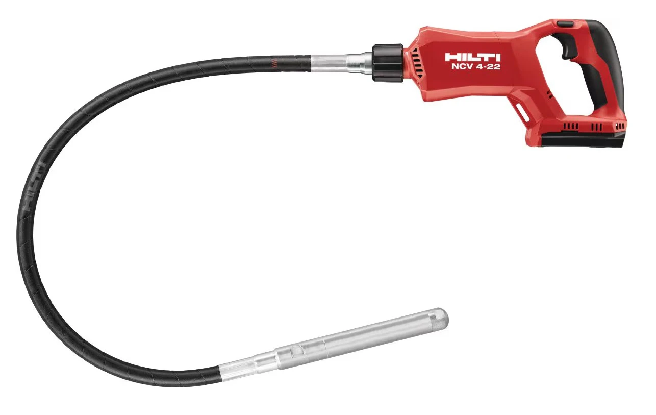 Cordless concrete vibrator, 22V