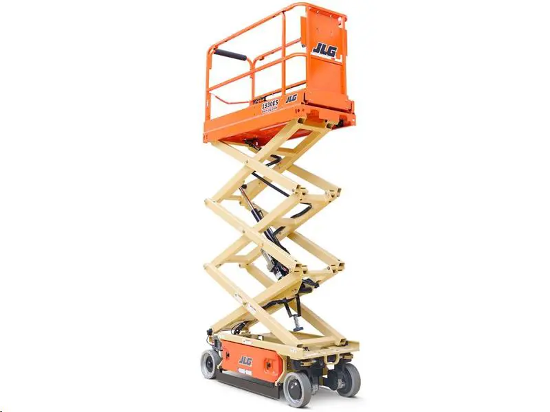 Electric scissor lift (battery, 2 WD), 8m