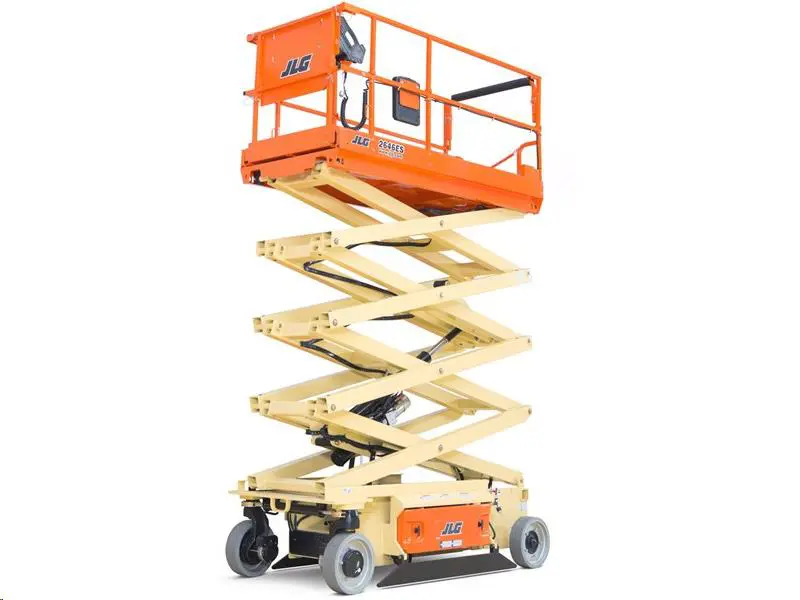 Šķērveida pacēlājs ar platformu ( pašgājējs, ar akumulatoru, 2 WD), 10m