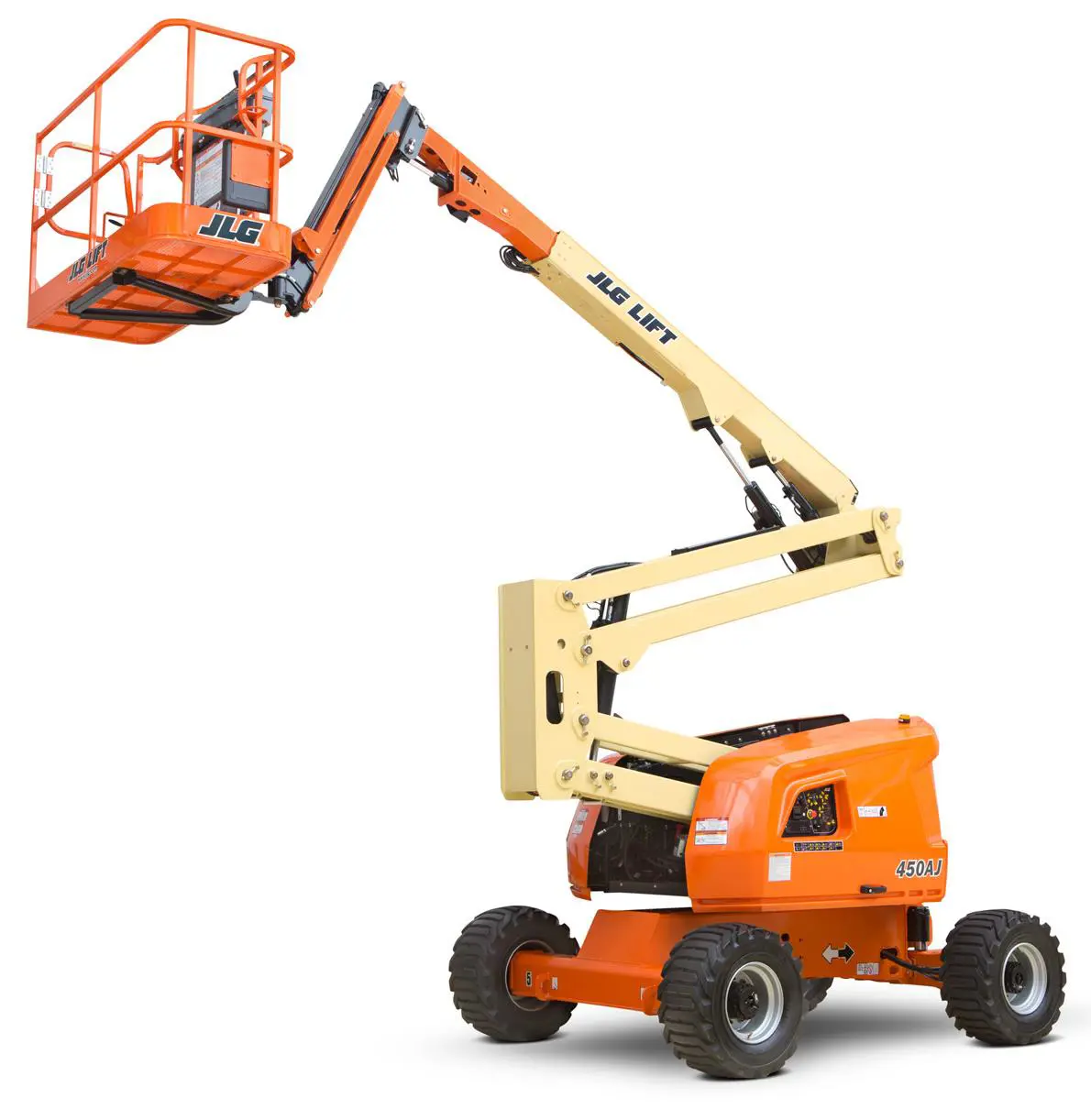 Rough-terrain articulating boom (diesel, 4 WD), 16m
