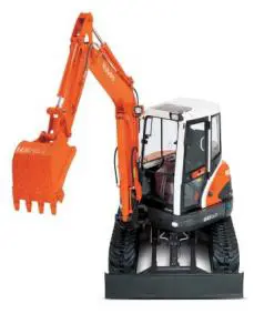 Mini-excavators, <5t (quick coupler buckets)
