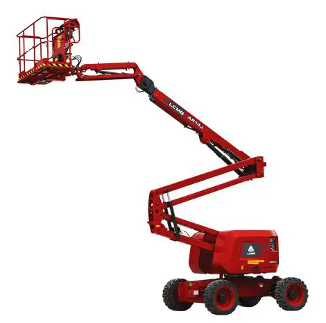 Rough-terrain articulating boom (diesel, 4 WD), 16m