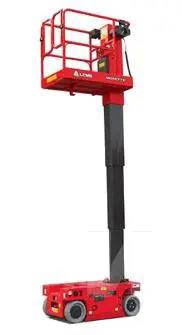 Teleskopiskais masta pacēlājs (pašgājējs, ar akumulatoru, 2WD), h=5.7m