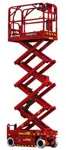 Electric scissor lift (battery, 2 WD), 8m