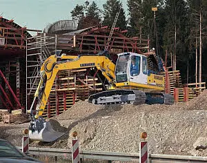Ekskavators ar kāpurķēdēm, <22t