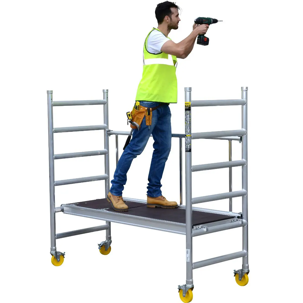 Alumīnija tornis Minimax, 0.75m x 1.82m x H=0.6m (platforma)
