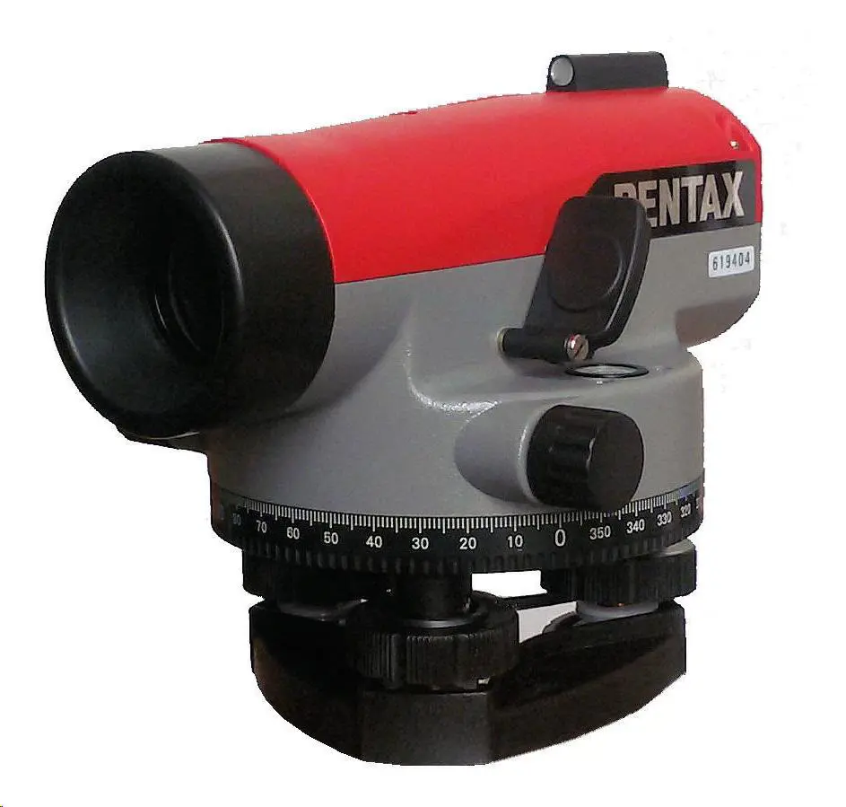 Optical leveller with stand and lat