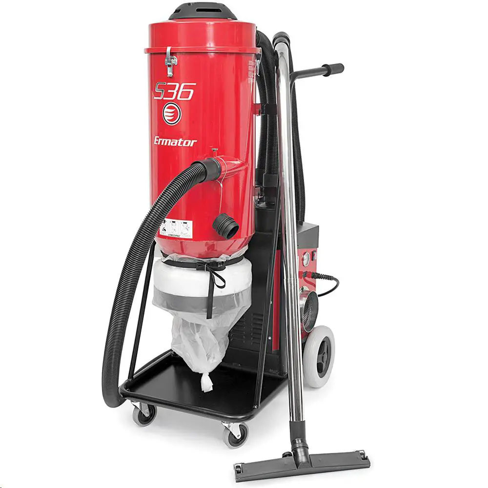 HEPA dry dust collector, 180 l/s, 230V