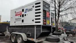 Puspiekabes dīzeļģenerators, 160kW, 24h