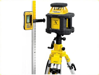 Laser leveller with stand and lat