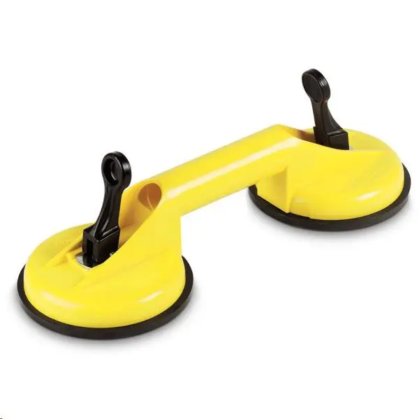 Vakuuma 2-taustekļi stikla turētājs, celšanas jauda 60 kg, kompl.2gab