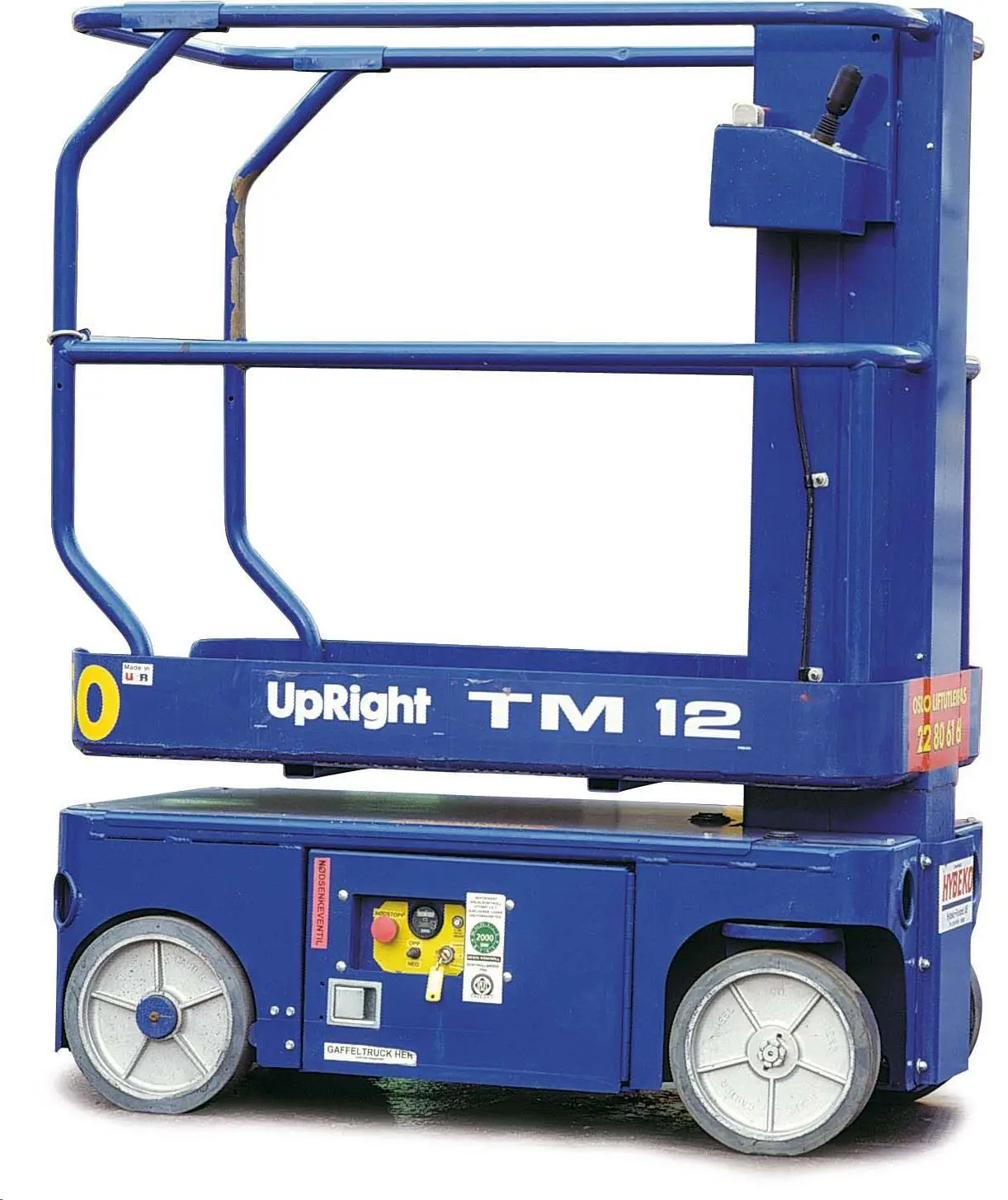 Teleskopiskais masta pacēlājs (pašgājējs, ar akumulatoru, 2WD), h=5,7m