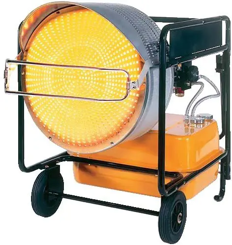 Infrasarkanais dīzeļa sildītājs, 40 kW, 230 V