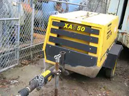 Diesel compressor 3,0m3/min, 7bar.