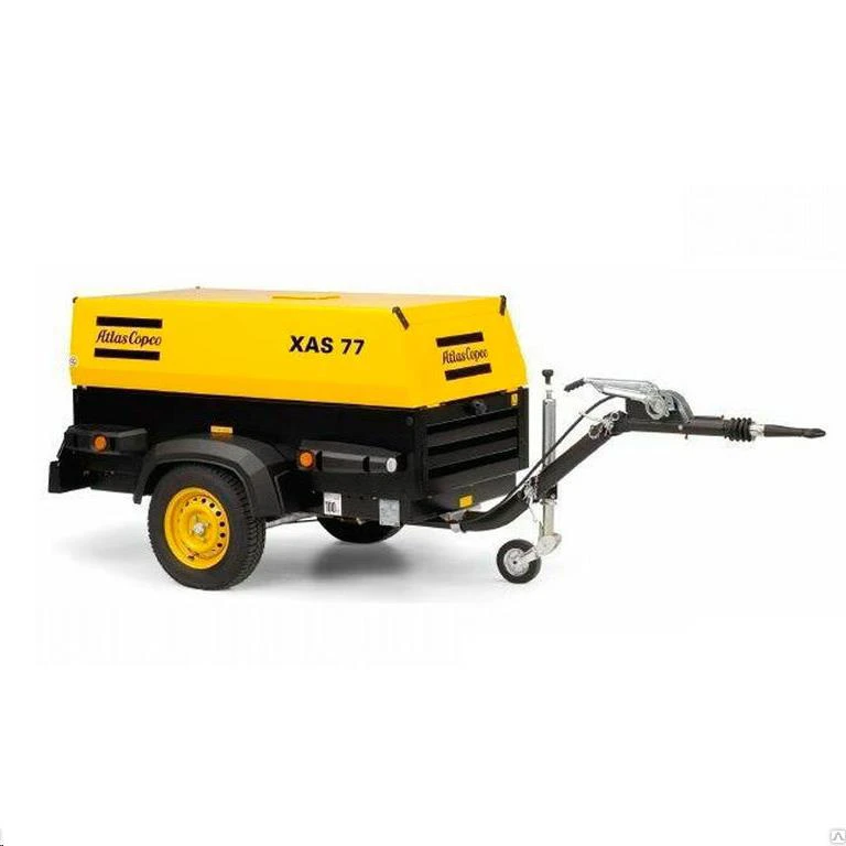 Diesel compressor 4,3m3/min, 7bar.