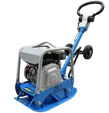 Plate compactor, 99 kg, gasoline, reverse(Wheel kit)