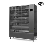 Infrared diesel heater with remote control in transport box, stove type, 29.0kW, 230V; 166-280m2; WIFI