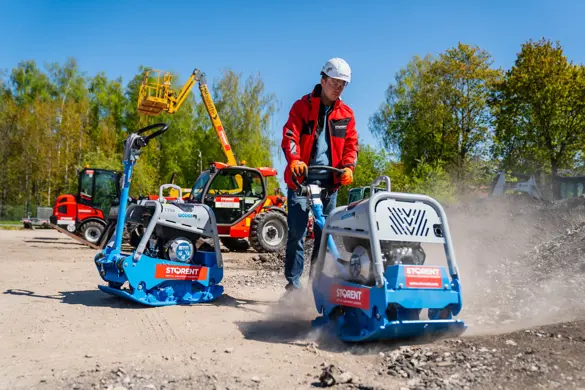 Storent jaunās CR 5 reversās vibroplates ir gatavas darbam
