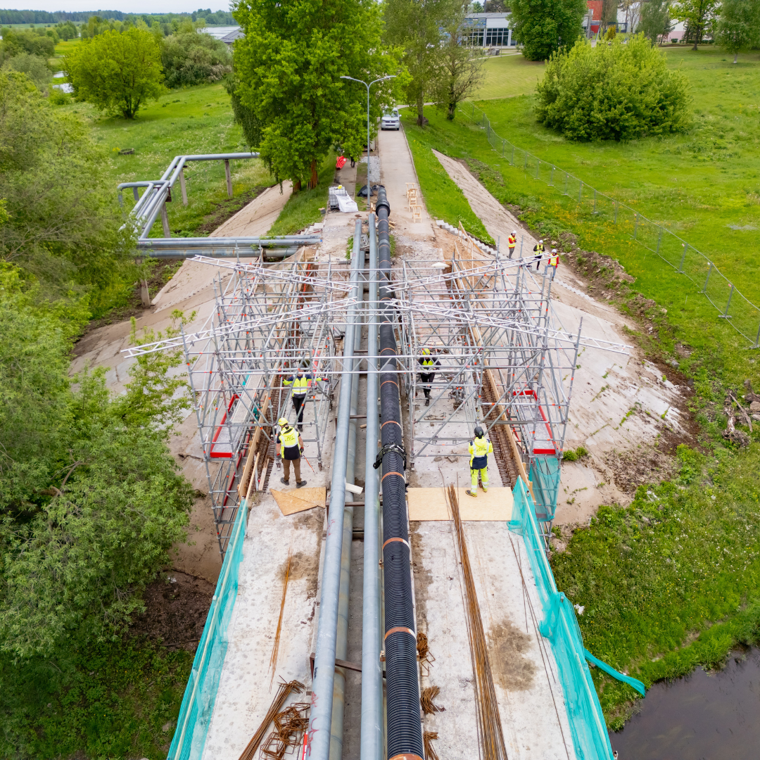 Līvānu gājēju tilta renovācija