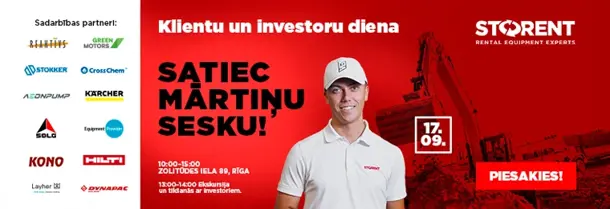 17.09. Storent klientu diena | Satiec Mārtiņu Sesku