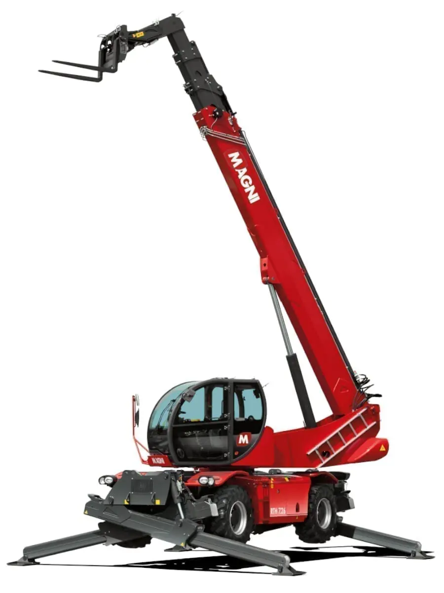 Rotary telescopic handler, <26m, <7t
